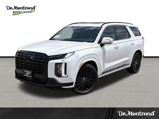 2025 Hyundai Palisade Calligraphy Night Edition White at DeMontrond Gulf Freeway