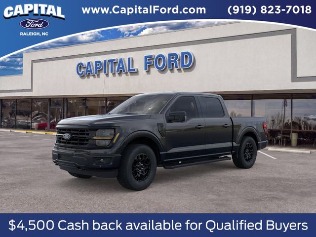 Black Metallic 2026 Ford F-150 Pickup Truck Four-Wheel Drive Automatic