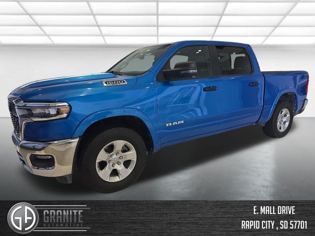 Hydro Blue Pearlcoat 2025 RAM 1500 Pickup Truck Four-Wheel Drive 8-Speed Automatic