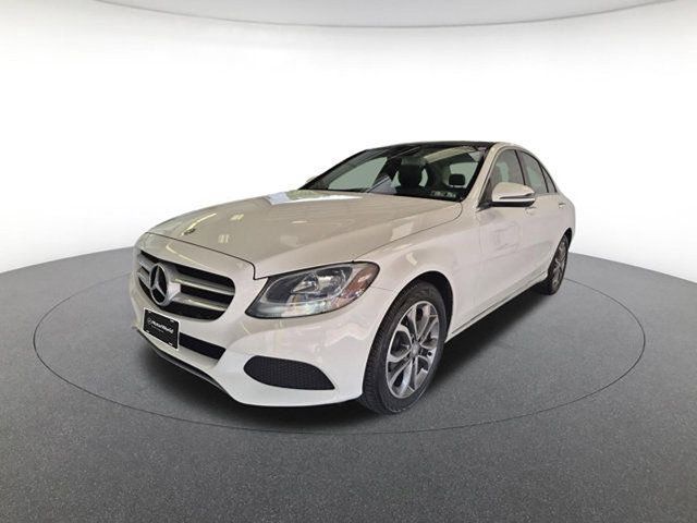 Polar White 2017 Mercedes-Benz C-Class Sedan All-Wheel Drive 7-Speed Automatic