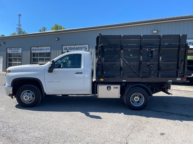 2022 Chevrolet Silverado 3500HD Work Truck - Summit White exterior view 4