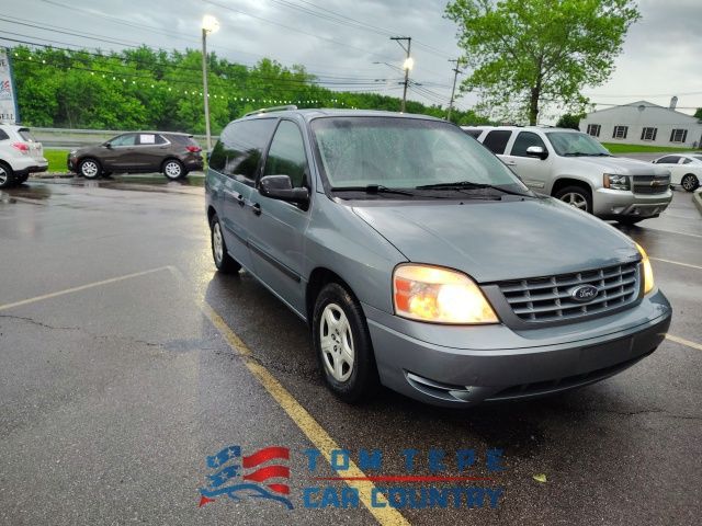 Gray (Medium Steel Blue Clearcoat Metallic) 2004 Ford Freestar SE Minivan Front-Wheel Drive 4-Speed Automatic Overdrive
