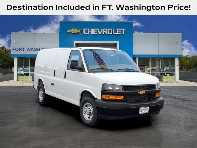 Summit White 2025 Chevrolet Express Cargo 2500 RWD Van Rear-Wheel Drive 8-Speed Automatic Overdrive