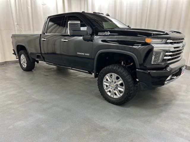 Black 2020 Chevrolet Silverado 3500HD High Country Crew Cab 4WD Pickup Truck Four-Wheel Drive Automatic
