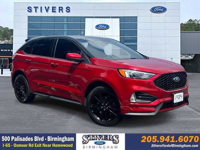 Rapid Red Metallic Tinted Clearcoat 2022 Ford Edge SUV / Crossover All-Wheel Drive 8-Speed Automatic