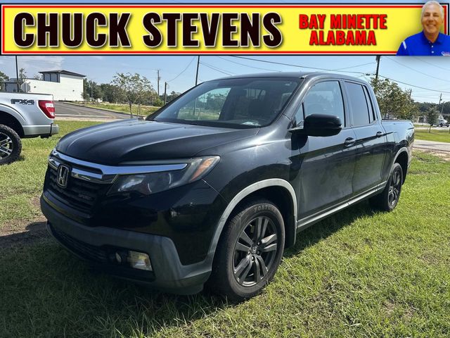 Black 2019 Honda Ridgeline Pickup Truck All-Wheel Drive 6-Speed Automatic