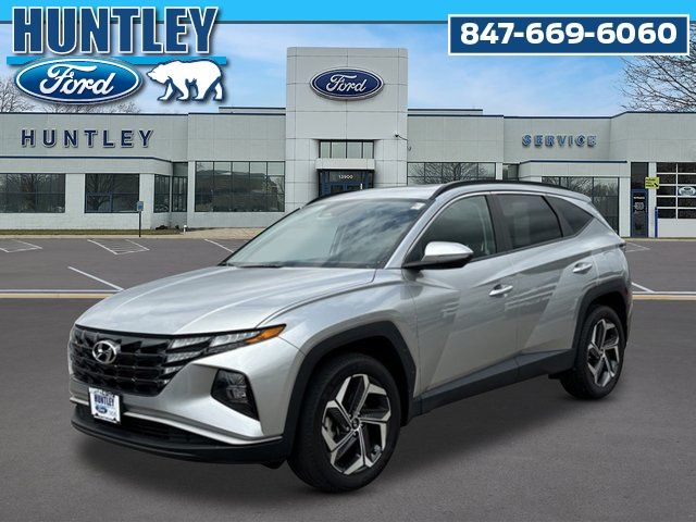 Shimmering Silver 2023 Hyundai Tucson SEL AWD SUV / Crossover All-Wheel Drive 8-Speed Automatic
