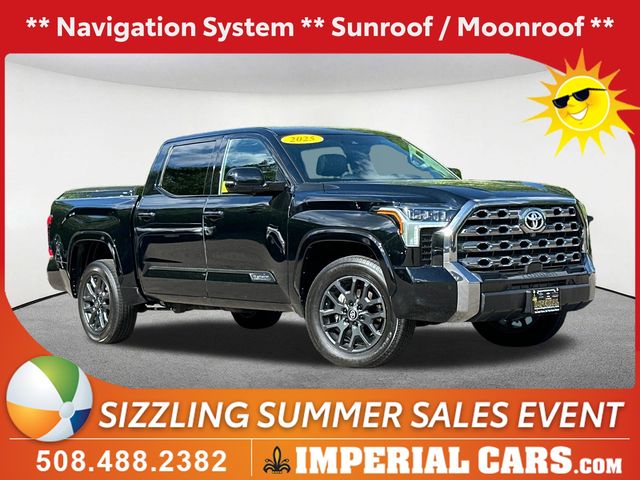 Midnight Black Metallic 2025 Toyota Tundra Pickup Truck Four-Wheel Drive Automatic