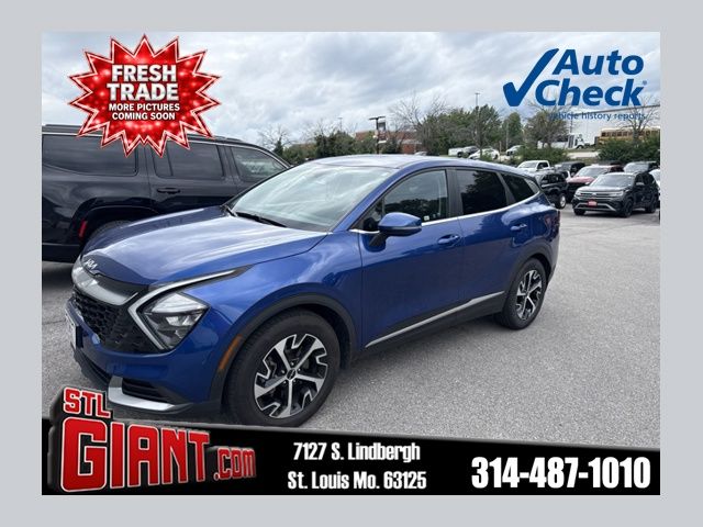 Sapphire Blue 2023 Kia Sportage SUV / Crossover Front-Wheel Drive 8-Speed Automatic