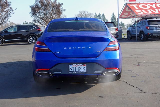 used 2022 Genesis G70 car, priced at $33,000