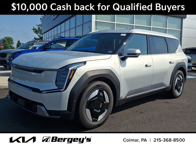 White (Ivory Silver) 2026 Kia EV9 SUV / Crossover All-Wheel Drive 1-Speed Automatic