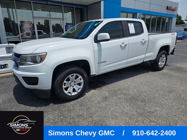 Summit White 2019 Chevrolet Colorado Pickup Truck Four-Wheel Drive 8-Speed Automatic