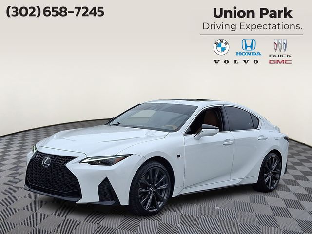 Ultra White 2024 Lexus IS 350 F Sport Design AWD Sedan All-Wheel Drive 6-Speed Automatic