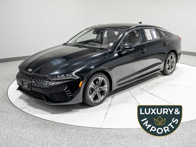 Ebony Black 2021 Kia K5 Sedan Front-Wheel Drive 8-Speed Automatic