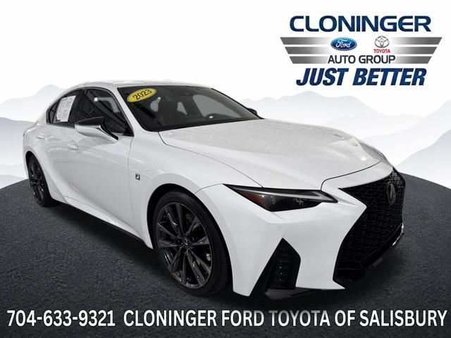 Eminent White Pearl 2023 Lexus IS Sedan Rear-Wheel Drive 8-Speed Automatic