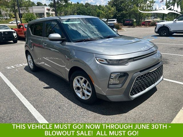 Steel Gray 2022 Kia Soul SUV / Crossover Front-Wheel Drive Continuously Variable Transmission