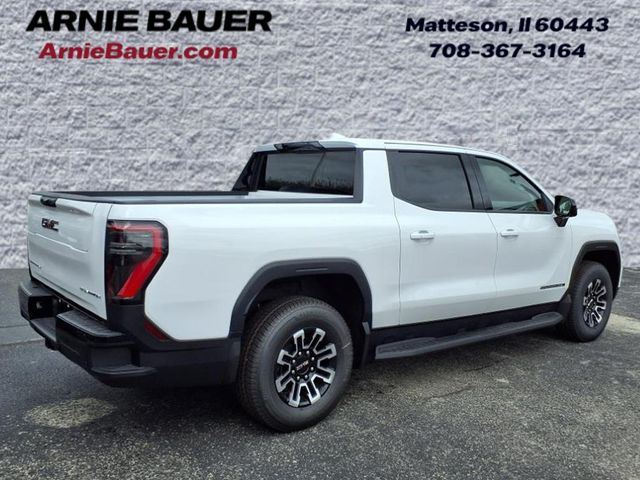 Summit White 2026 GMC Sierra EV Elevation Crew Cab (Standard Range) e4WD Pickup Truck All-Wheel Drive 1-Speed Automatic
