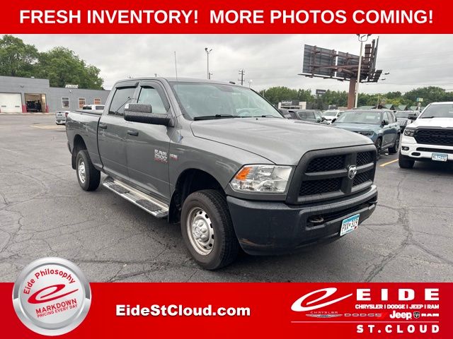 Mineral Gray Metallic Clearcoat 2013 RAM 2500 Tradesman Crew Cab 4WD Pickup Truck Four-Wheel Drive 6-Speed Automatic