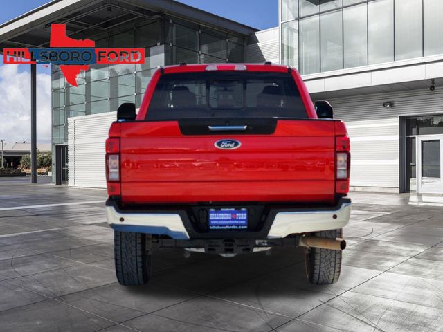 2022 Race Red Ford Super Duty F-250 SRW Lariat 4X4 Truck