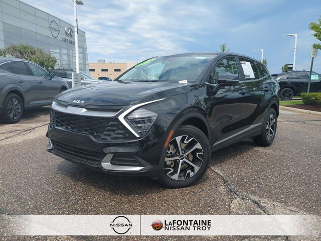 Ebony Black 2025 Kia Sportage SUV / Crossover Front-Wheel Drive 8-Speed Automatic
