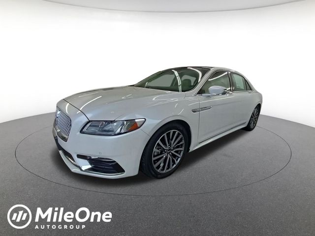 White Platinum Metallic Tri-Coat 2019 Lincoln Continental Select AWD Sedan All-Wheel Drive 6-Speed Automatic