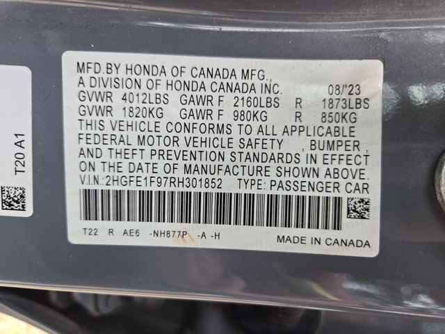 Used 2024 Honda Civic Sedan