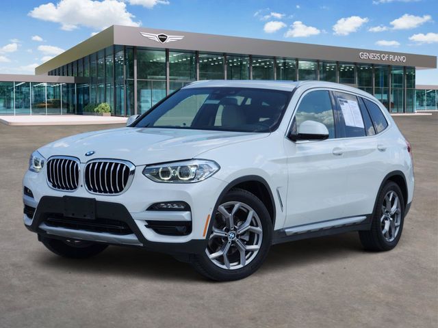 White Metallic 2020 BMW X3 SUV / Crossover All-Wheel Drive 8-Speed Automatic
