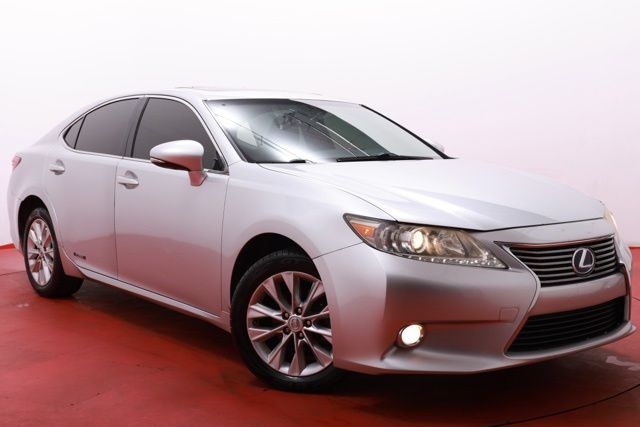 Silver 2014 Lexus ES Hybrid 300h FWD Sedan Front-Wheel Drive Continuously Variable Transmission