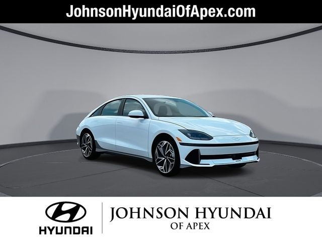 Serenity White 2024 Hyundai Ioniq 6 Sedan All-Wheel Drive 1-Speed Automatic