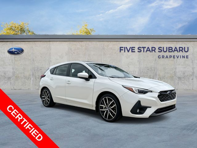 Crystal White Pearl 2026 Subaru Impreza Sport AWD Wagon All-Wheel Drive Continuously Variable Transmission