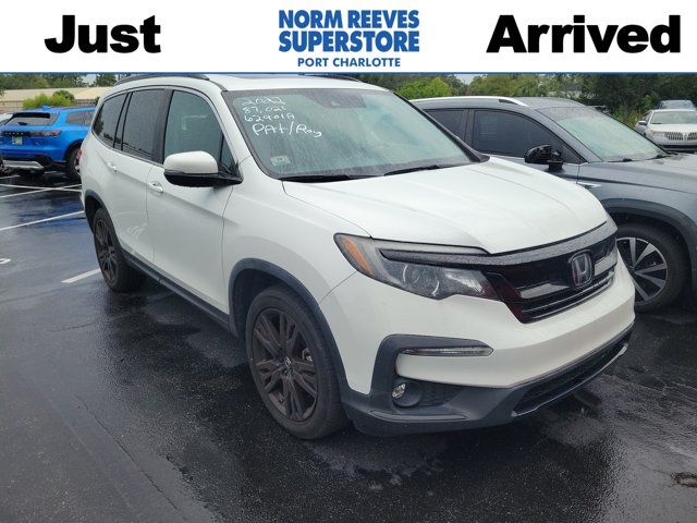 Platinum White Pearl 2022 Honda Pilot SUV / Crossover All-Wheel Drive 9-Speed Automatic