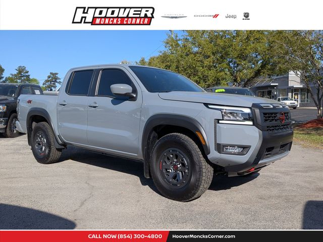 Boulder Gray 2025 Nissan Frontier PRO-4X Crew Cab 4WD Pickup Truck Four-Wheel Drive 9-Speed Automatic Overdrive