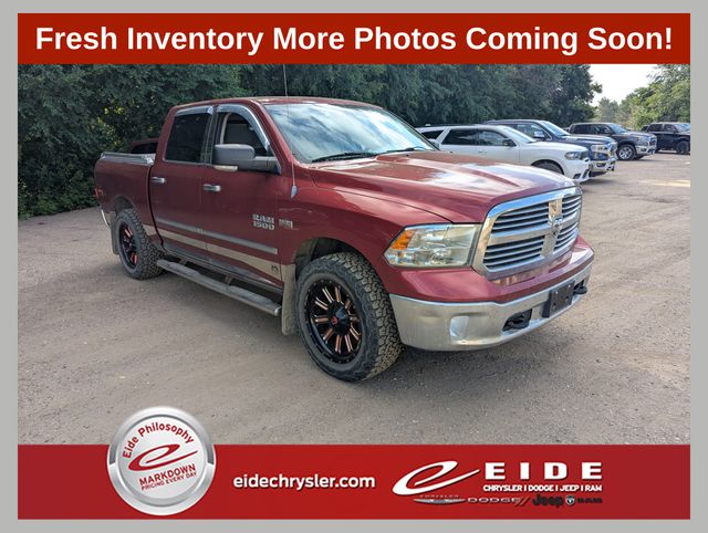 Deep Cherry Red Crystal Pearlcoat 2013 RAM 1500 Pickup Truck Four-Wheel Drive 6-Speed Automatic