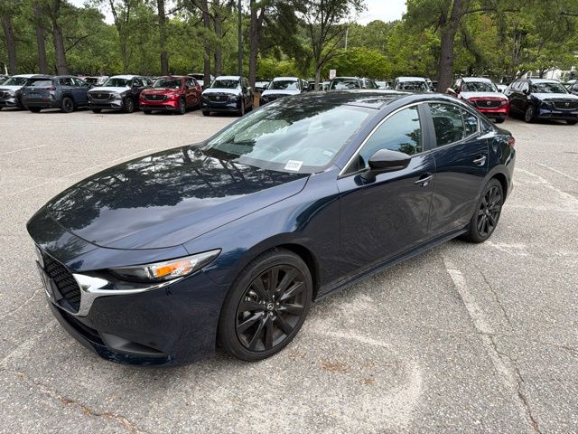 Deep Crystal Blue Mica 2025 Mazda MAZDA3 Sedan Front-Wheel Drive 6-Speed Automatic