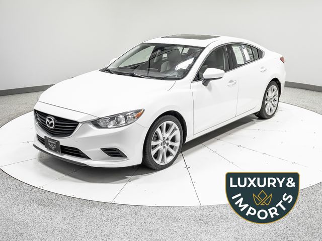 Snowflake White Pearl Mica 2016 Mazda MAZDA6 Sedan Front-Wheel Drive 6-Speed Automatic