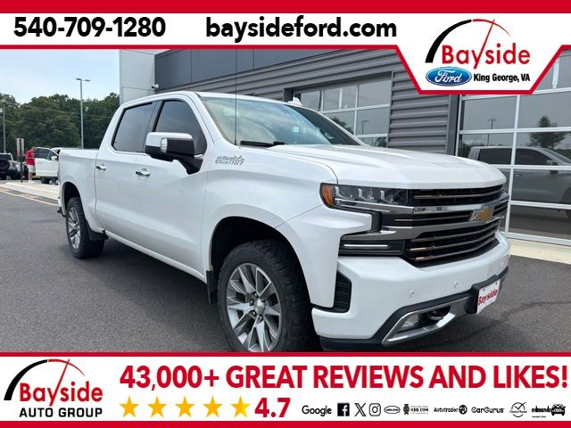 White (Iridescent Pearl Tricoat) 2020 Chevrolet Silverado 1500 Pickup Truck Four-Wheel Drive 8-Speed Automatic