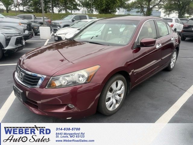 San Marino Red 2008 Honda Accord Sedan Front-Wheel Drive 5-Speed Automatic Overdrive