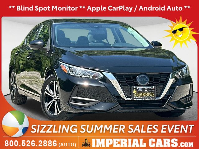 Super Black 2022 Nissan Sentra Sedan Front-Wheel Drive Continuously Variable Transmission