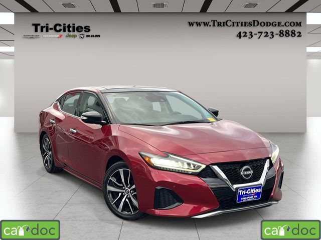 Red (Scarlet Ember Tintcoat) 2023 Nissan Maxima Sedan Continuously Variable Transmission