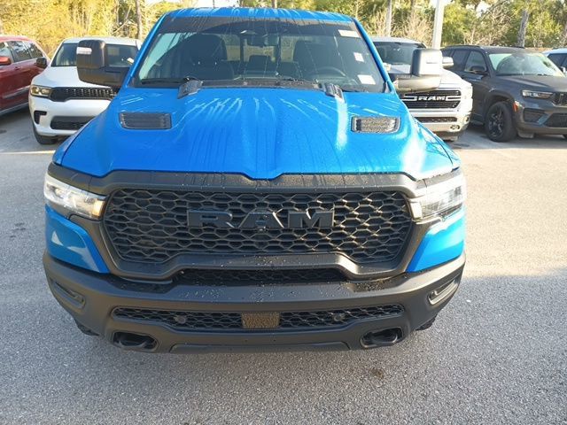 Hydro Blue Pearlcoat 2025 RAM 1500 Rebel Crew Cab 4WD Pickup Truck Four-Wheel Drive 8-Speed Automatic