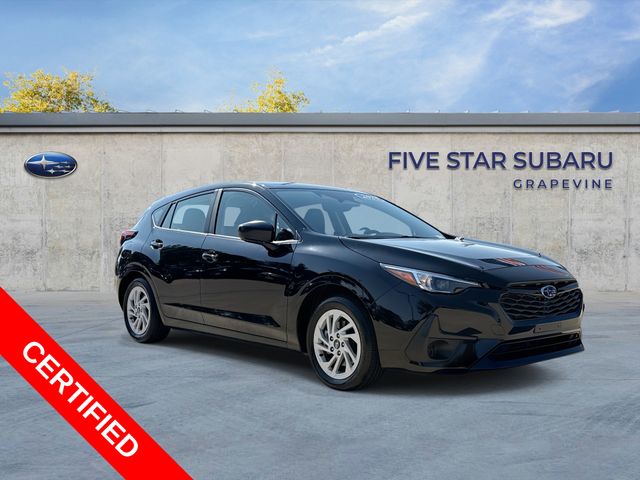 Crystal Black Silica 2025 Subaru Impreza Wagon All-Wheel Drive Continuously Variable Transmission