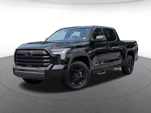 Midnight Black Metallic 2024 Toyota Tundra SR5 CrewMax Cab 4WD Pickup Truck Four-Wheel Drive Automatic