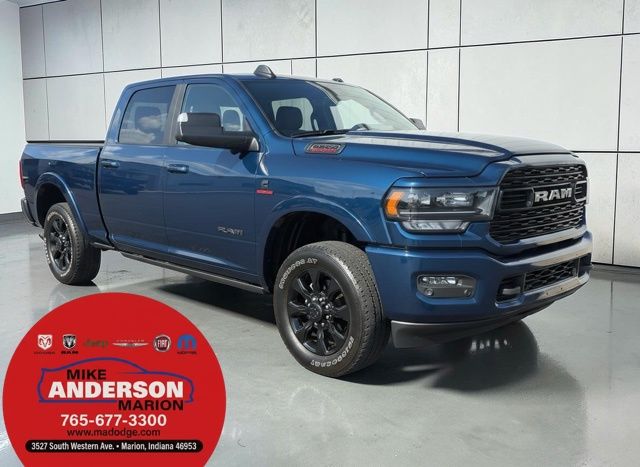 Patriot Blue Pearlcoat 2022 RAM 2500 Pickup Truck Four-Wheel Drive 6-Speed Automatic