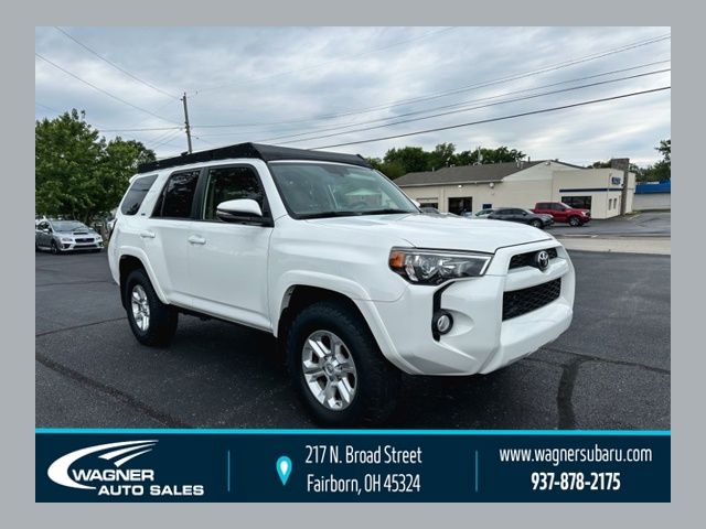 Super White 2014 Toyota 4Runner SUV / Crossover Four-Wheel Drive 5-Speed Automatic Overdrive