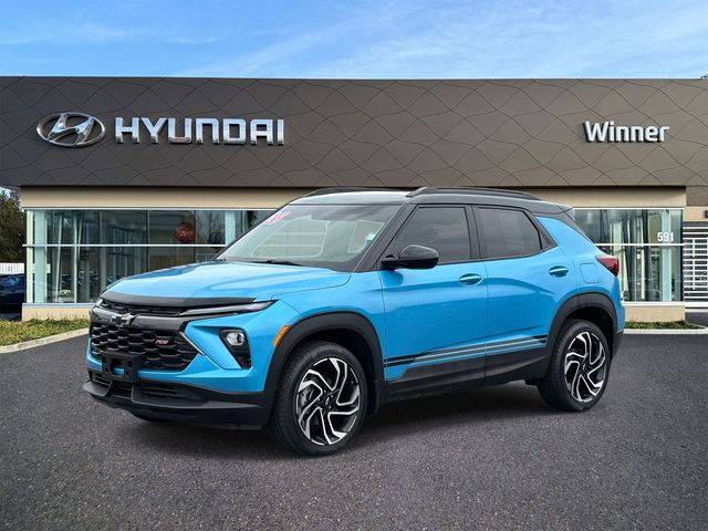 Marina Blue Metallic 2025 Chevrolet Trailblazer SUV / Crossover Four-Wheel Drive 9-Speed Automatic