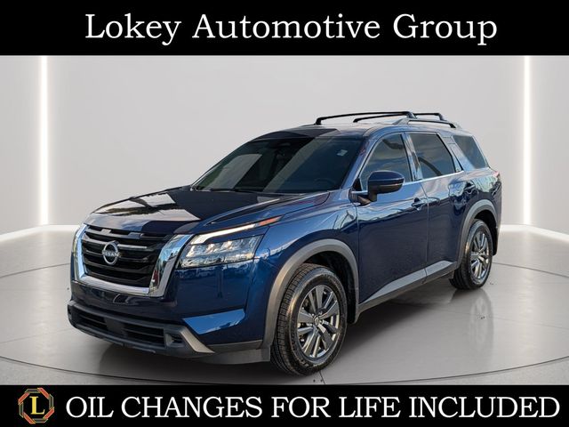 Deep Ocean Blue Pearl 2024 Nissan Pathfinder SUV / Crossover Front-Wheel Drive 9-Speed Automatic