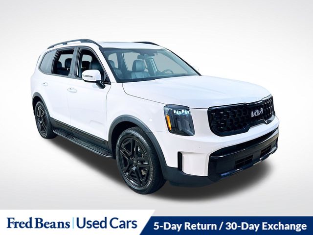 Glacial White Pearl 2024 Kia Telluride EX X-Line AWD SUV / Crossover All-Wheel Drive 8-Speed Automatic