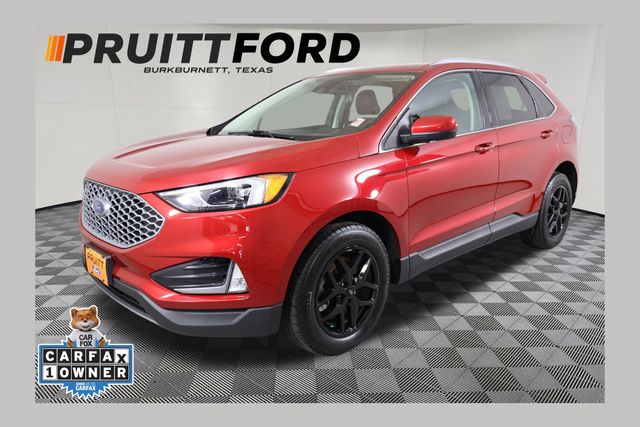 Rapid Red Metallic Tinted Clearcoat 2023 Ford Edge SUV / Crossover All-Wheel Drive 8-Speed Automatic