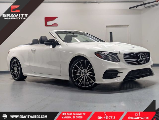 White 2020 Mercedes-Benz E-Class Convertible Rear-Wheel Drive 9-Speed Automatic