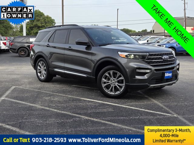 Gray (Magnetic) 2020 Ford Explorer SUV / Crossover Rear-Wheel Drive Automatic